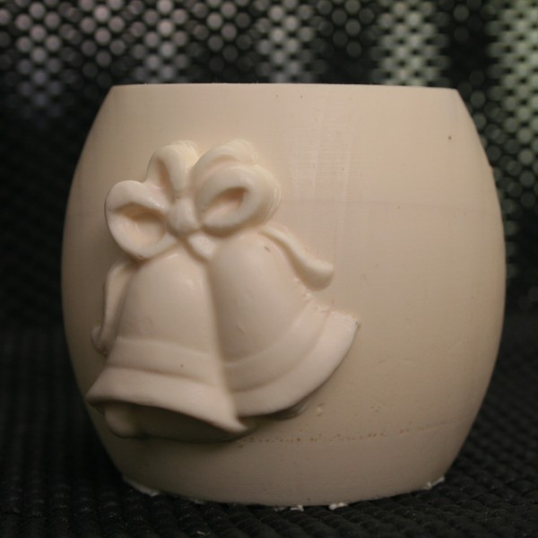 Wedding Bells Fondant Candle Mold