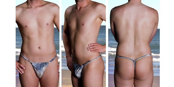 <strong>Aussie Togs – Men’s Slide-able Front Adjustable G-String Back</strong>