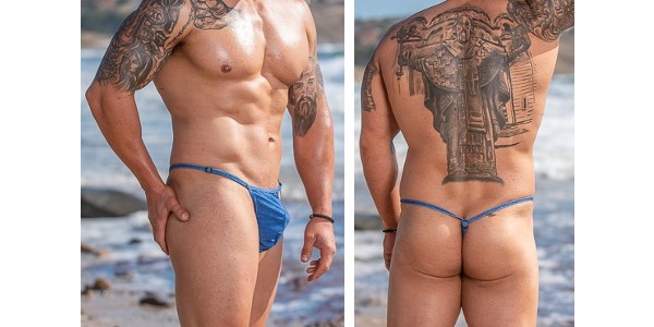 <strong>Aussie Togs – Men’s Fixed Front Adjustable G-String Back</strong>