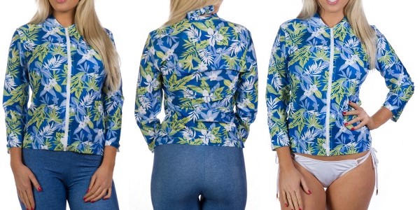 <strong> boobah Swimwear – Lycra Rash Shirt Zipped Front</strong>