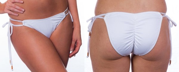 <strong> boobah Swimwear – Cheeky Scrunched Loop Tie Side Pants</strong>