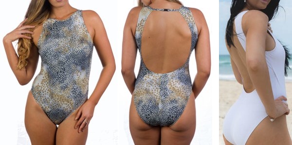 <strong> boobah Swimwear – Elegant High Neck One Piece</strong>