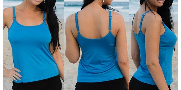 <strong> boobah Swimwear – Mastectomy Clothing – Singlet Top Single Strap</strong>