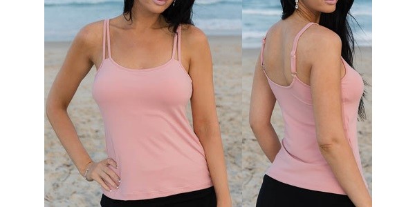 <strong> boobah Swimwear – Mastectomy Clothing – Singlet Top Twin Strap</strong>