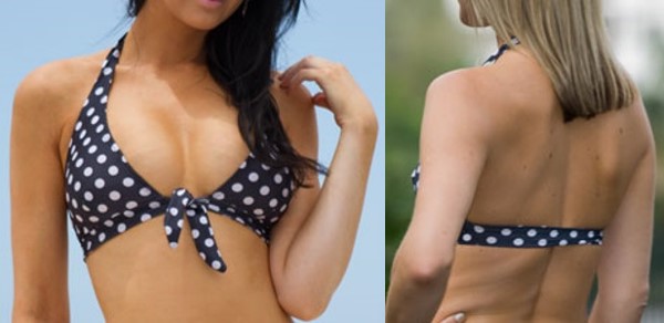 <strong> boobah Swimwear – Retro Halter Triangle Top</strong>