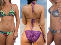 boobah Swimwear – Slide-able String Triangle Bikini Set
