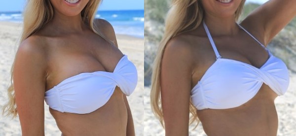 <strong> boobah Swimwear – Twisted Booster Bandeau Top</strong>