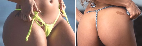 <strong>sunbabe Swimwear – Zero G String Tie Sides Pants</strong>