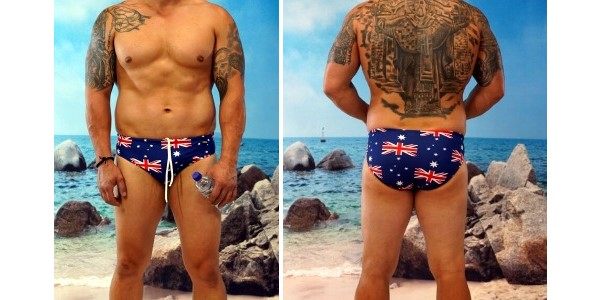 <strong>Aussie Togs – Aussie Flag Regular Briefs-Oz</strong>