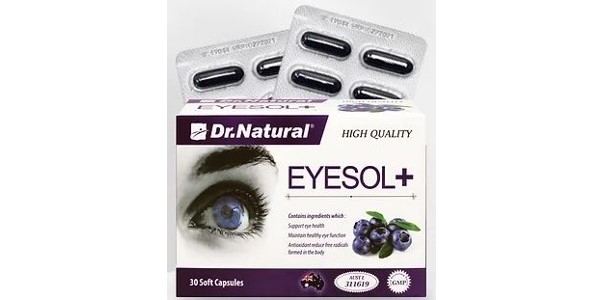 <strong> AstraGrace – (Dr.Natural) Eyesol+ Super Lutein Complex 120’s</strong>