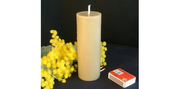 The Bee Whisperer – Beeswax Maxi Pillar Candle