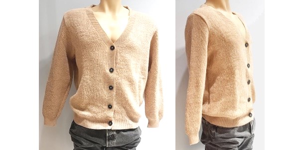 Alpaca Shop Australia – Alpaca Cardigan Nordic Design Jacquard Men – Beige