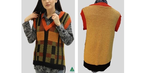Alpaca Shop Australia – Alpaca Checkered Vest – Multicolour