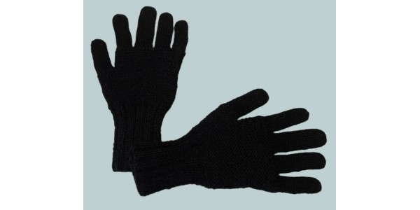 Alpaca Shop Australia – Alpaca Handmade Thick Gloves – Black