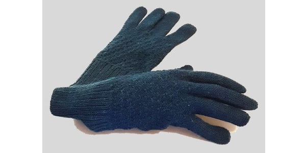 Alpaca Shop Australia – Alpaca Jacquard Gloves – Royal Blue
