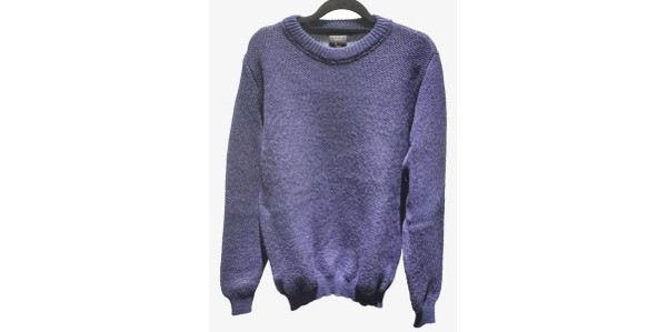 Alpaca Shop Australia – Alpaca Jacquard Sweater – Blue