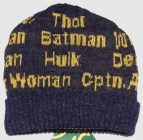 Alpaca Shop Australia – Alpaca Marvel Unisex Avengers List Beanie – Blue-Yellow-Charcoal