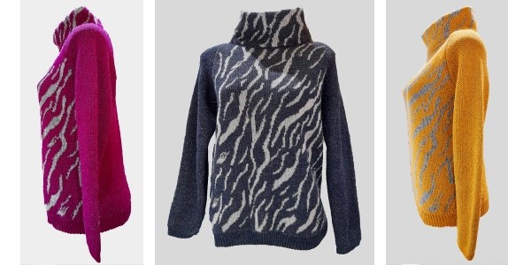 Alpaca Shop Australia – Alpaca Women’s Casual Leopard Print Long Sleeve Crew Neck