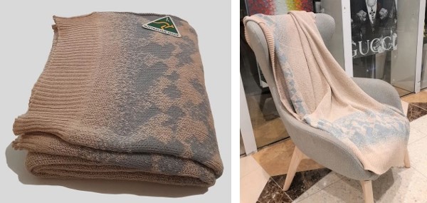 Alpaca Shop Australia – Australian Alpaca Blanket Light – Beige Tones