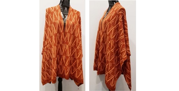 Alpaca Shop Australia – Australian Reversible Cape – Terracotta