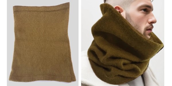 Alpaca Shop Australia – Brushed Alpaca Collar Neck Unisex Extra-Soft – Mustard