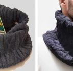 Alpaca Shop Australia – Unisex Neck Warmer High Relief – Blue