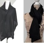 Alpaca Shop Australia – Alpaca Baby Shawl-Scarf – Extra Soft & Light – Black