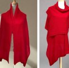 Alpaca Shop Australia – Alpaca Baby Shawl-Scarf – Extra Soft & Light – Red