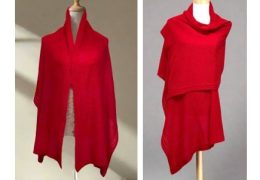 Alpaca Shop Australia – Alpaca Baby Shawl-Scarf – Extra Soft & Light – Red