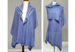 Alpaca Shop Australia – Alpaca Baby Shawl-Scarf – Extra Soft & Light – Sky Blue