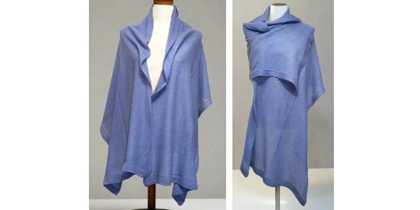 Alpaca Shop Australia – Alpaca Baby Shawl-Scarf – Extra Soft & Light – Sky Blue