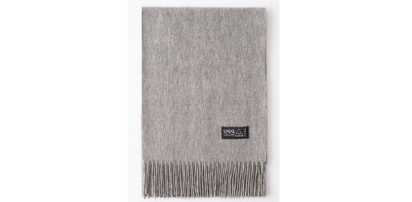 UGG Scarf – Merino Wool Scarf – Charcoal