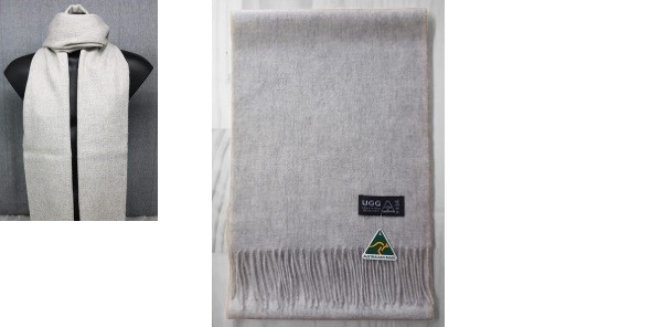 UGG Scarf – Merino Wool Scarf – Stone