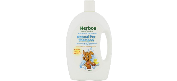 Herbon Natural Products – Herbon Natural Pet Shampoo – Gentle Care for Dogs 1 Litre