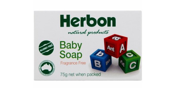Herbon Natural Products – Baby Soap 75 gm Fragrance Free
